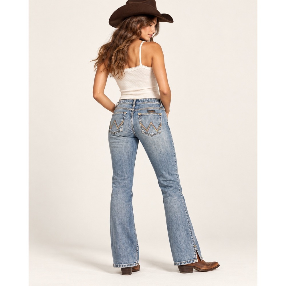 Wrangler Cash No Gap Ultimate Riding Jeans Women's 9/10x31 Bootcut Western